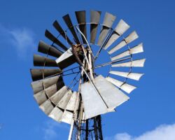Dempster windmill falling
