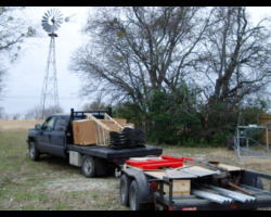 Heading to Houston with windmills