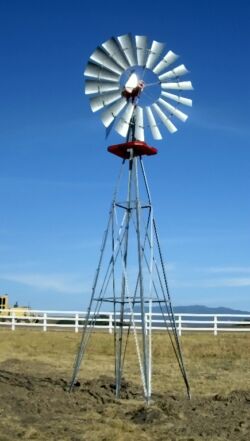 8 Foot Windmill 21 Foot Tower