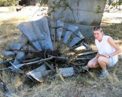 Windmills fall hard