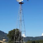 tall windmill tower