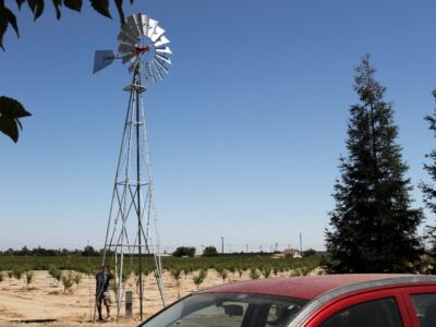 8 foot windmill and 27 foot tower