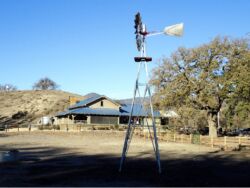 6 Foot Windmill 21 Foot Tower Aermotor windmill el paso