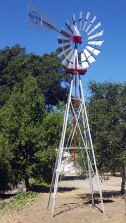8 Foot Windmill 21 Foot Tower ranch windmill fort worth Texas
