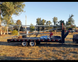 8 Foot Windmill & 27 Foot Tower moving a windmill