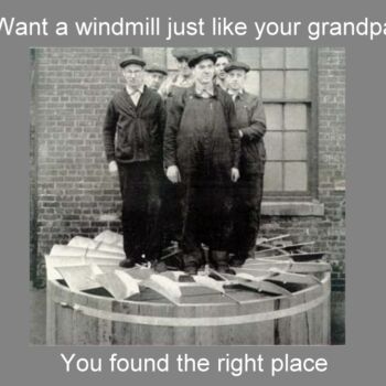 Using the same wind wheel design today Strong Windmill Wheel