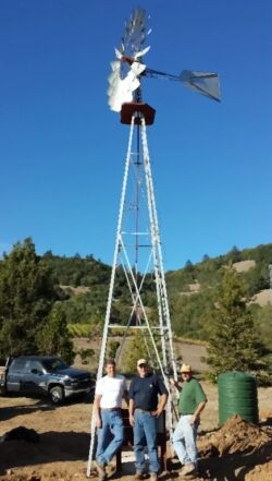 8 Foot Windmill 27 Foot Tower